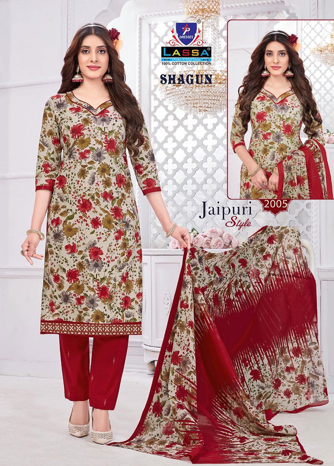 Shagun Jaipuri Style Vol 2 By Lassa Printed Cotton Dress Material Wholesale Shop in Surat